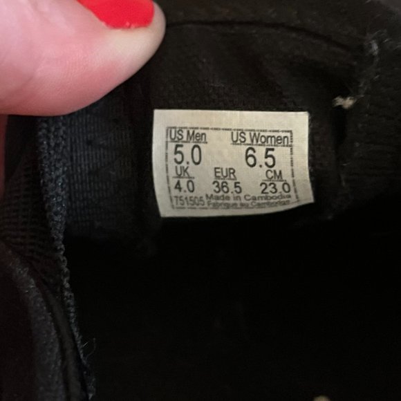 Vans *Black & Grey* Slip-On Checkerboard | Women's 6.5 | Gently Used, EUC - Picture 10 of 12